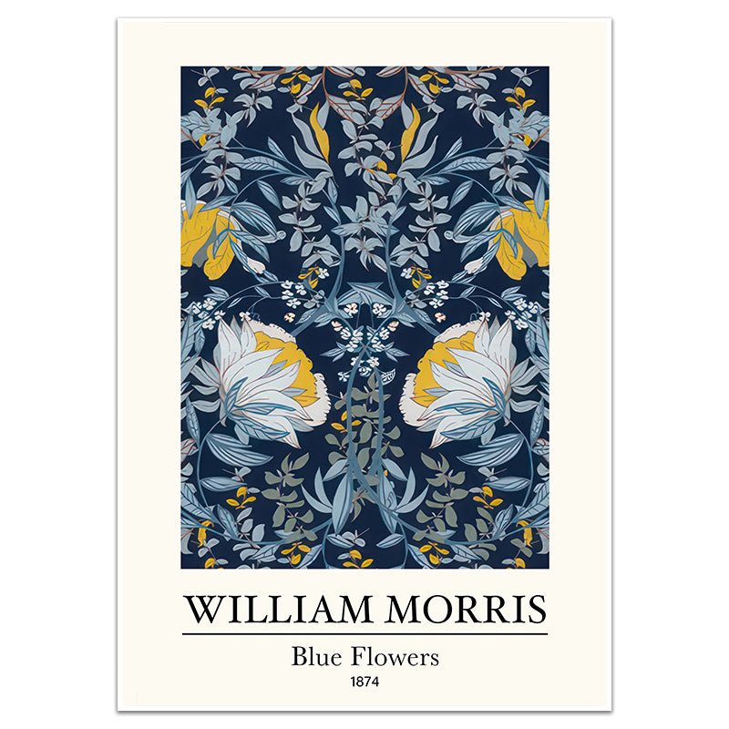 BLUE FLOWERS 1874 - Sincerely Frank Art