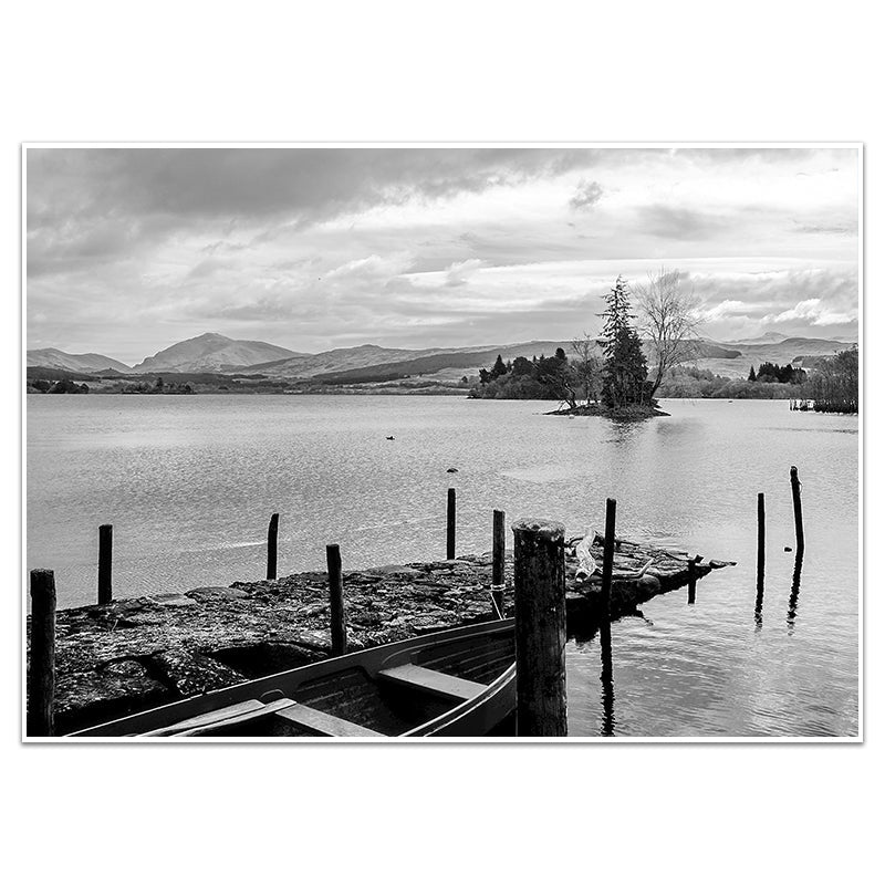 BOAT ON THE LOCH - Sincerely Frank Art