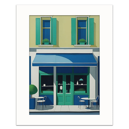 LE BISTRO BLEU - Sincerely Frank Art