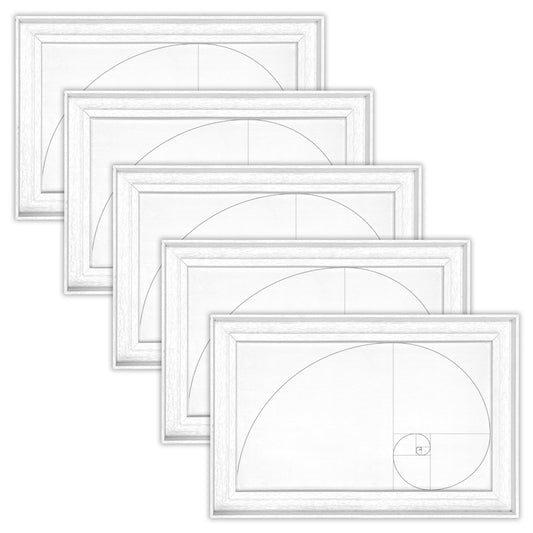 PROFESSIONAL ARTIST ST. IVES FIBONACCI FRAME AND GESSO PANEL 5 PACK - Foster & Walker