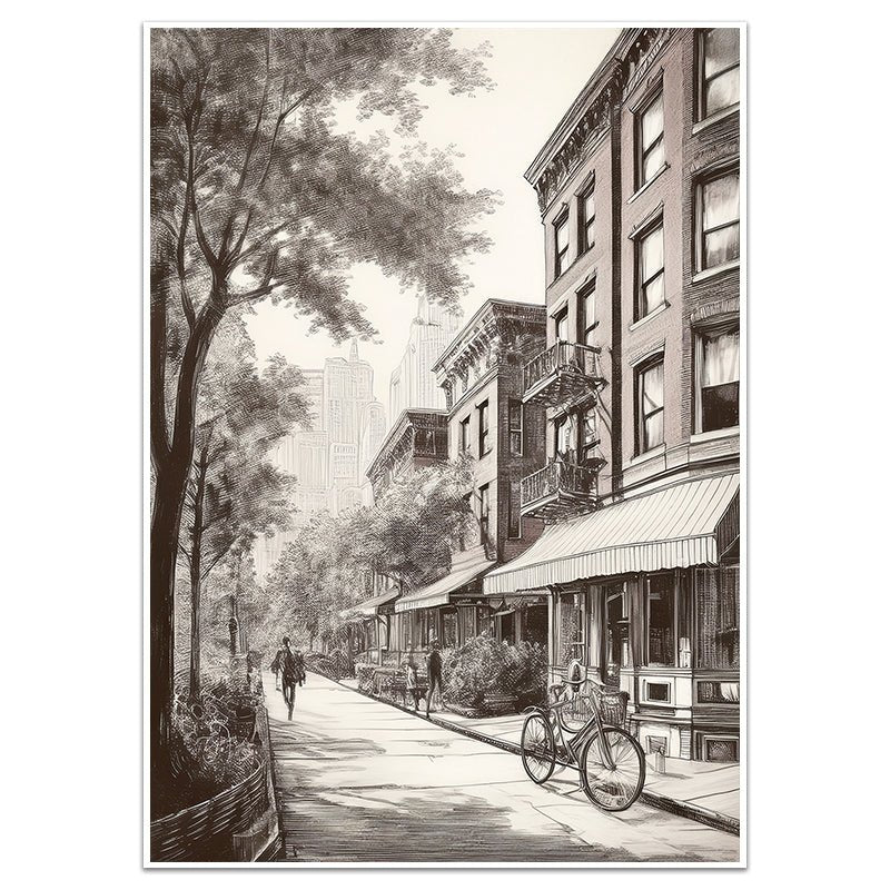 AN AFTERNOON IN THE VILLAGE - Sincerely Frank Art