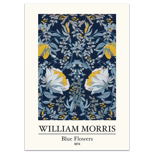 BLUE FLOWERS 1874 - Sincerely Frank Art