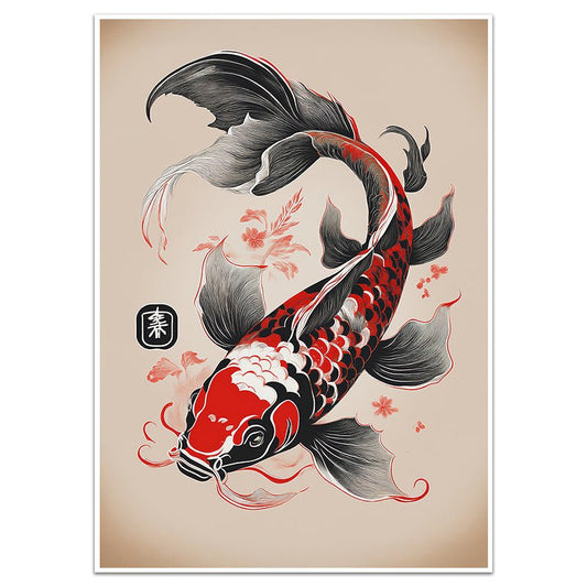 CRIMSON KOI - Sincerely Frank Art