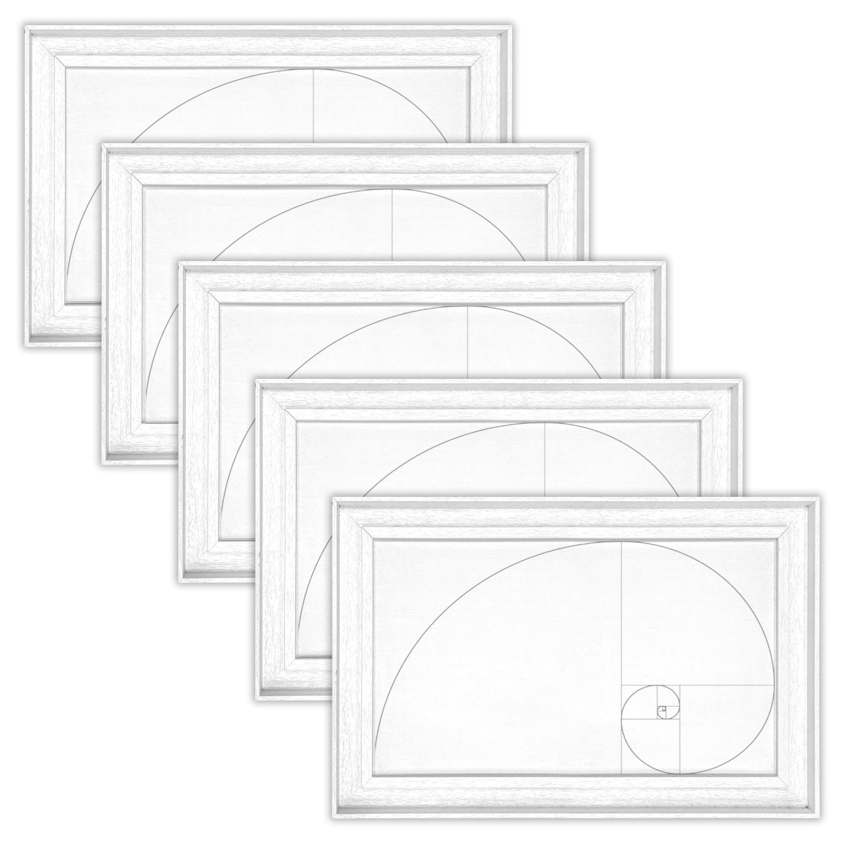 PROFESSIONAL ARTIST ST. IVES FIBONACCI FRAME AND GESSO PANEL 5 PACK - Foster & Walker