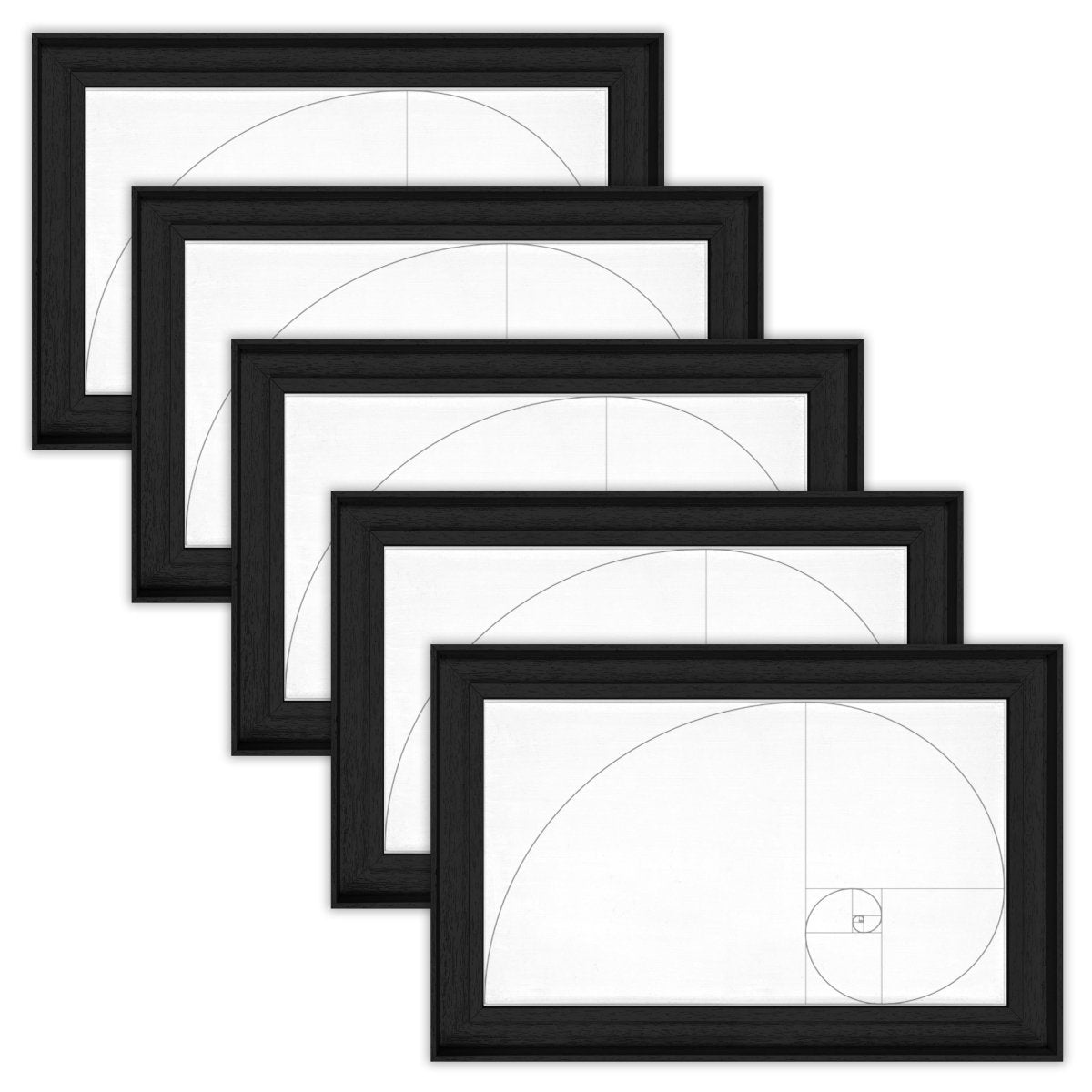 PROFESSIONAL ARTIST ST. IVES FIBONACCI FRAME AND GESSO PANEL 5 PACK - Foster & Walker