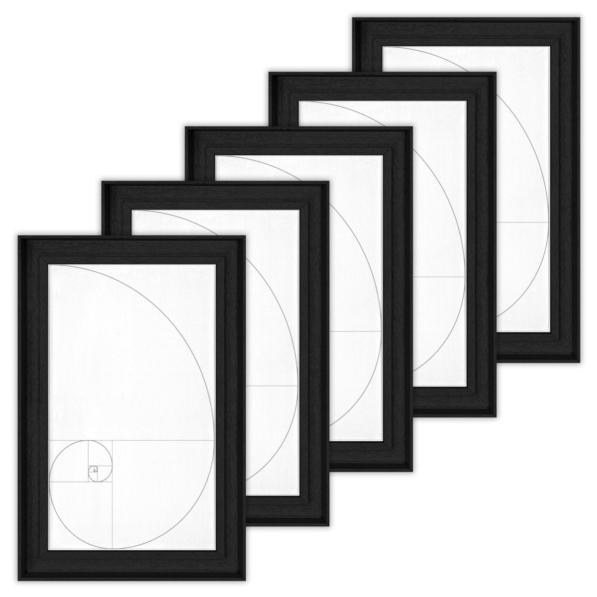 PROFESSIONAL ARTIST ST. IVES FIBONACCI FRAME AND GESSO PANEL 5 PACK - Foster & Walker