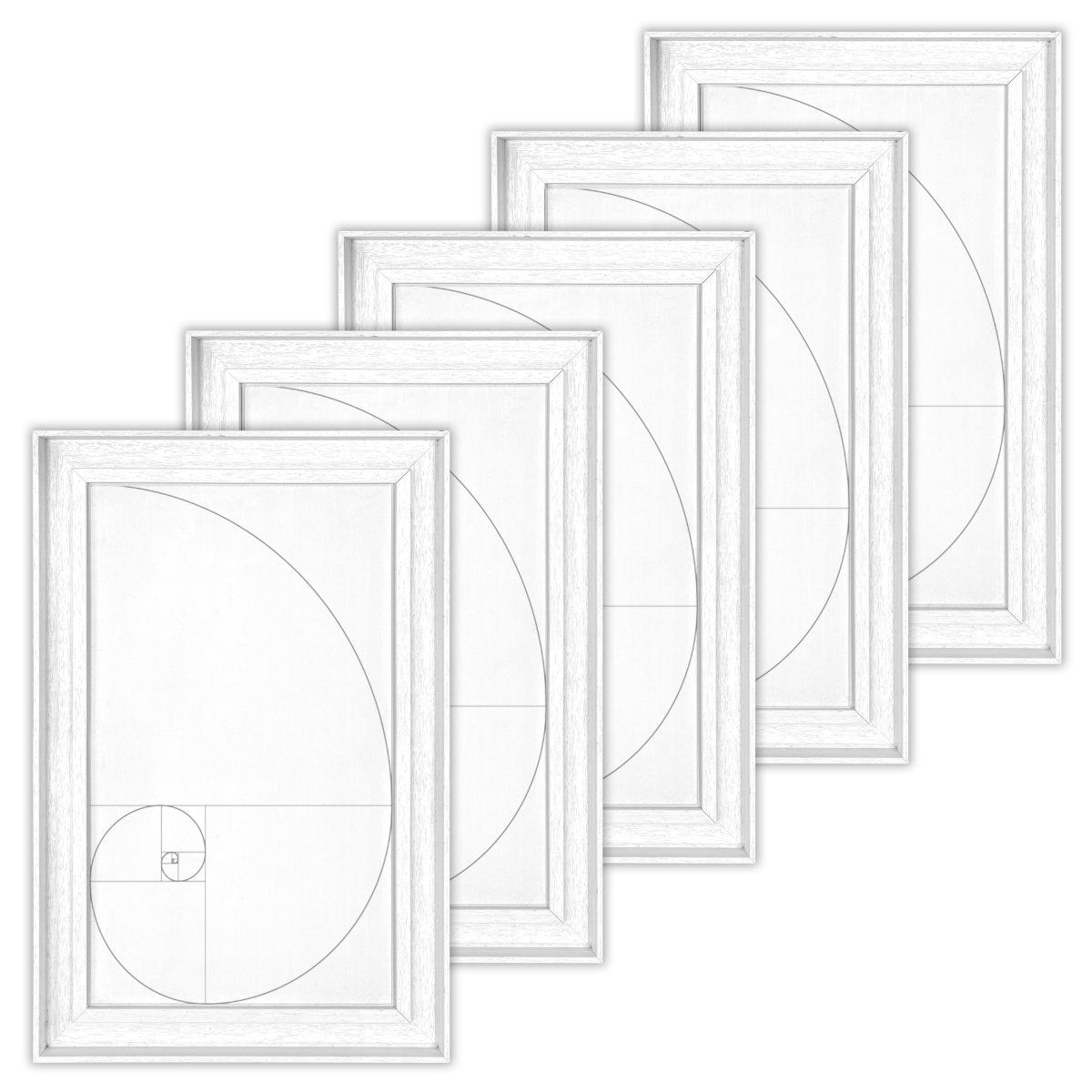 PROFESSIONAL ARTIST ST. IVES FIBONACCI FRAME AND GESSO PANEL 5 PACK - Foster & Walker