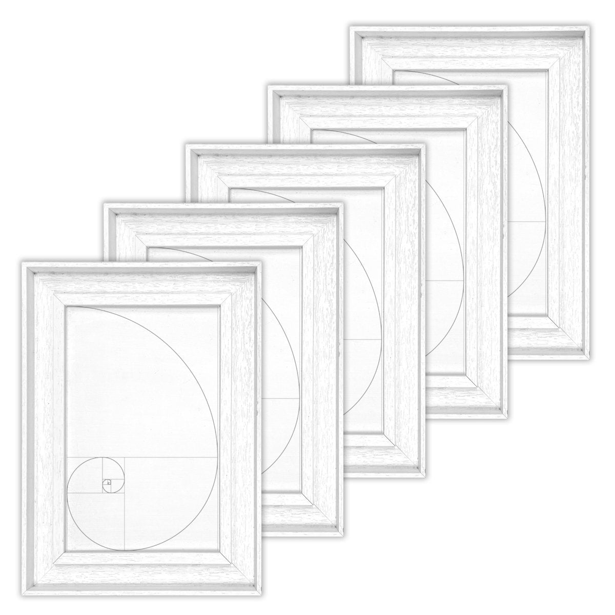 PROFESSIONAL ARTIST ST. IVES FIBONACCI FRAME AND GESSO PANEL 5 PACK - Foster & Walker