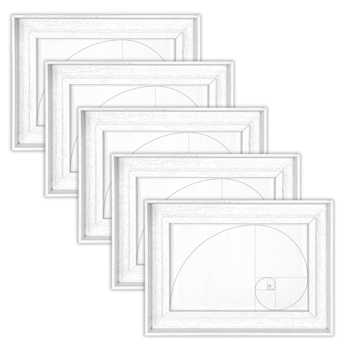 PROFESSIONAL ARTIST ST. IVES FIBONACCI FRAME AND GESSO PANEL 5 PACK - Foster & Walker