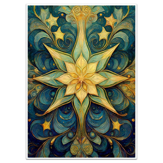 SWIRLING STAR - Sincerely Frank Art