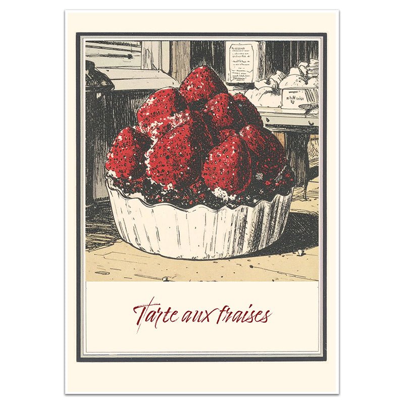 TARTE AU FRAISES - Sincerely Frank Art