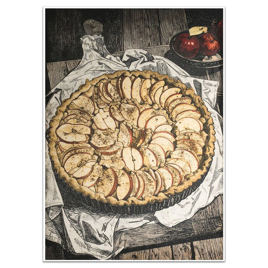 TARTE AUX POMMES - Sincerely Frank Art