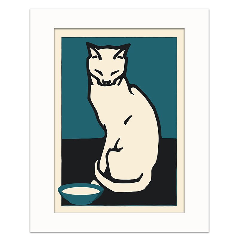 THE CONTENTED CAT - Sincerely Frank Art