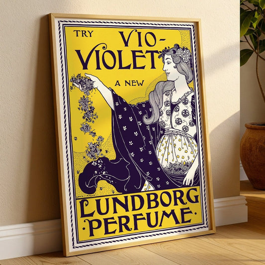 TRY VIO - VIOLET A NEW LUNDBORG PERFUME - Sincerely Frank Art