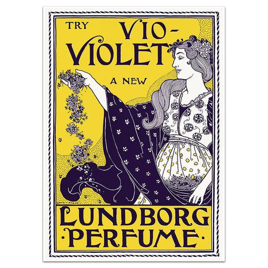 TRY VIO - VIOLET A NEW LUNDBORG PERFUME - Sincerely Frank Art