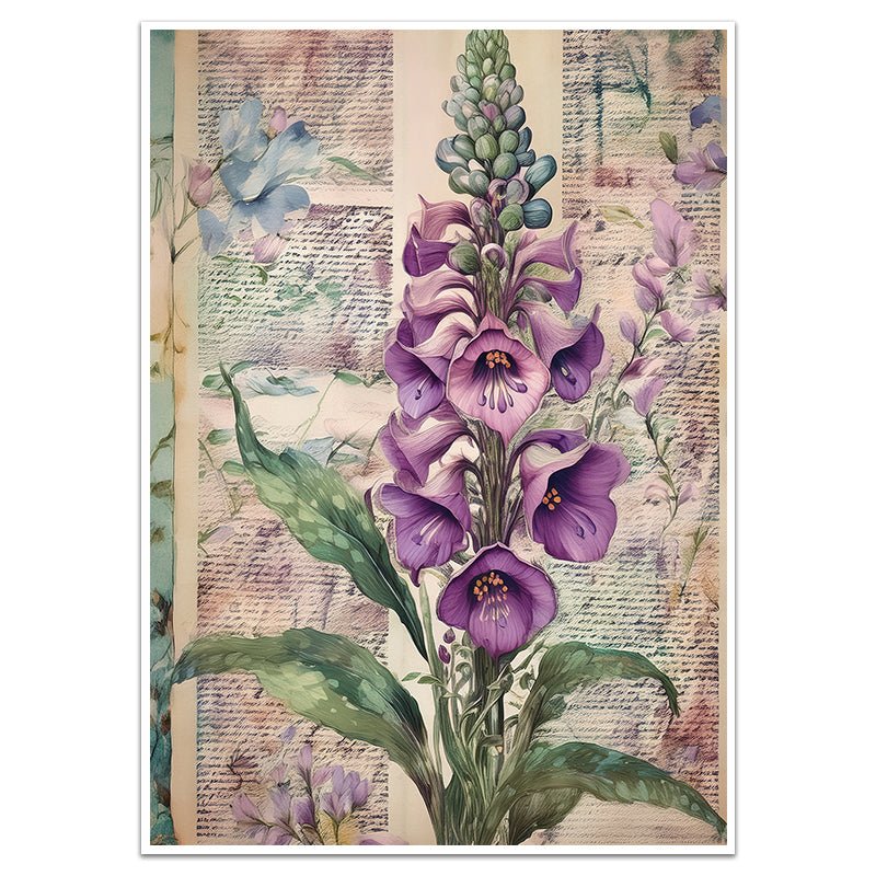 VINTAGE FOXGLOVE - Sincerely Frank Art