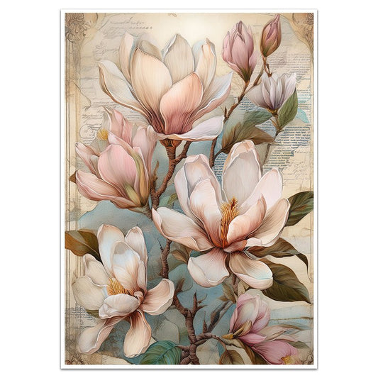 VINTAGE MAGNOLIA - Sincerely Frank Art