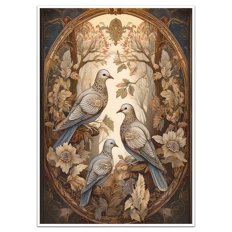 WOODLAND DOVES - Sincerely Frank Art