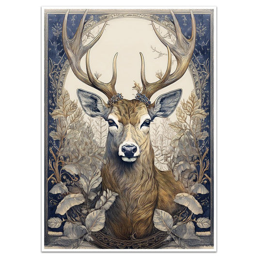 WOODLAND STAG - Sincerely Frank Art